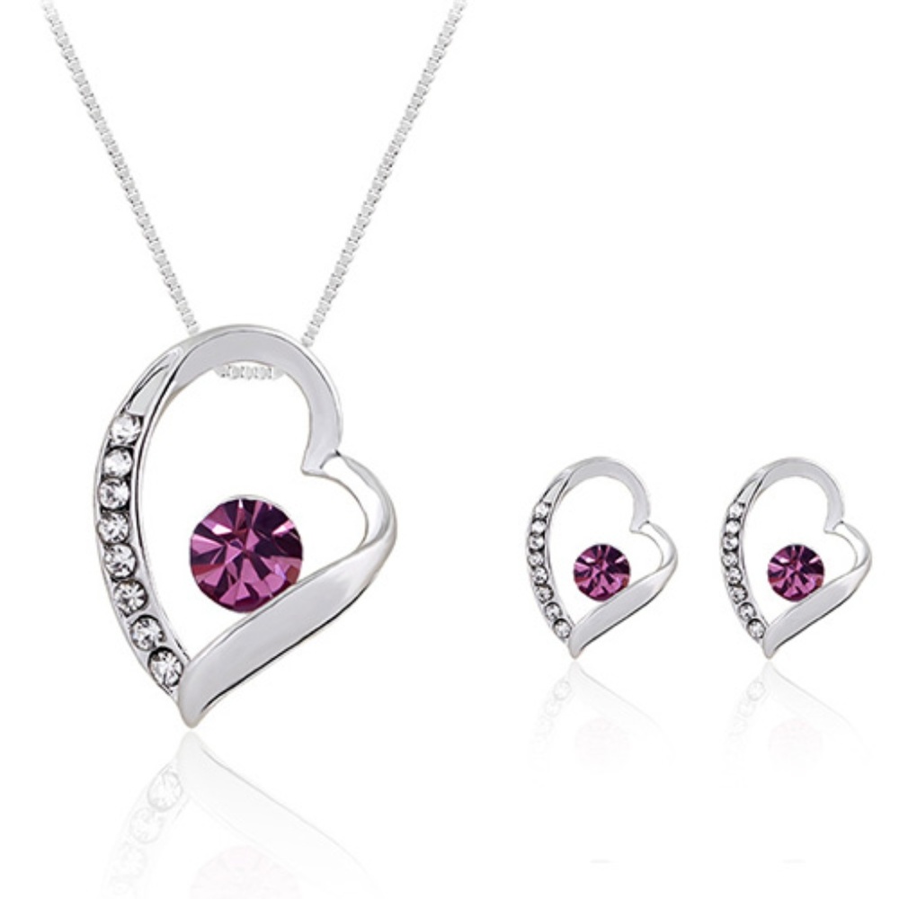 Heart Shape Jewelry Set